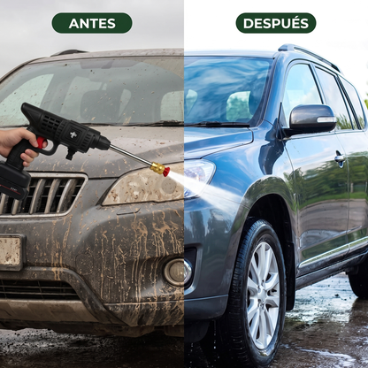 PowerClean antes y despues del mismo coche