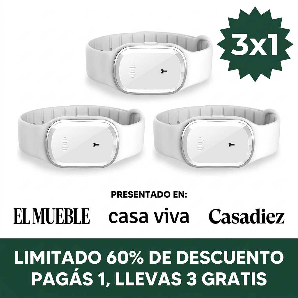 Pulsera BioShield Mosquito Reject Pro® | Elimina Mosquitos 24/7 · Sin Veneno