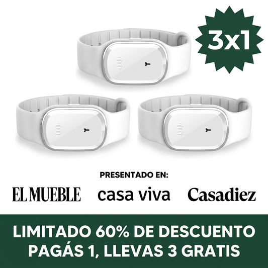 Pulsera BioShield Mosquito Reject Pro® | Elimina Mosquitos 24/7 · Sin Veneno