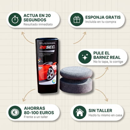 Beneficios del eliminador de arañazos