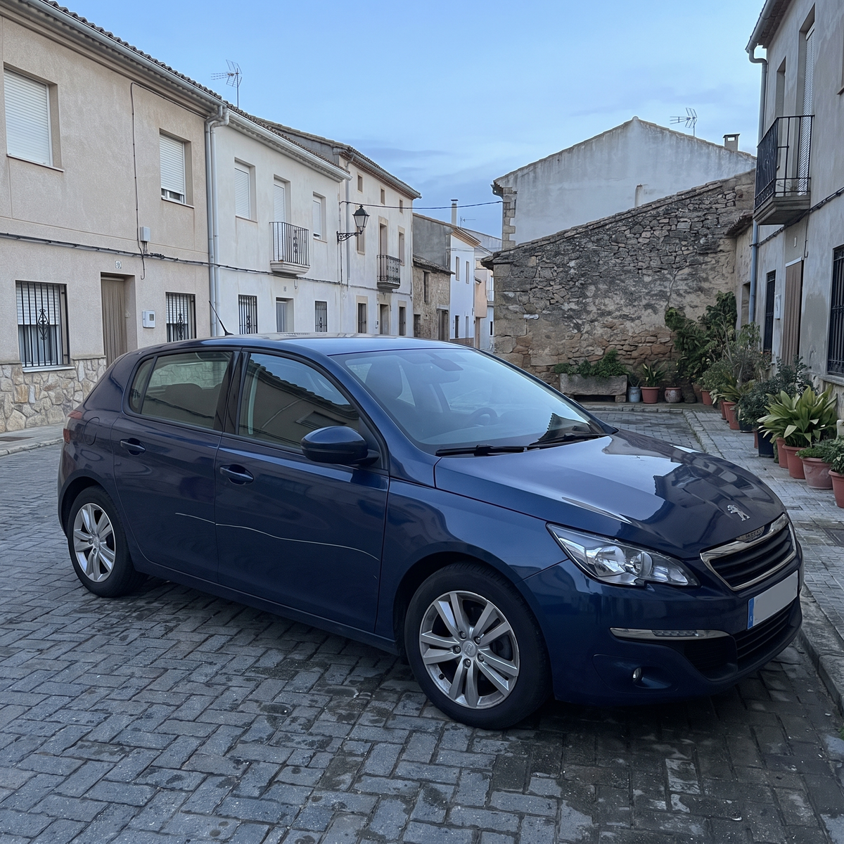 Coche con arañazo