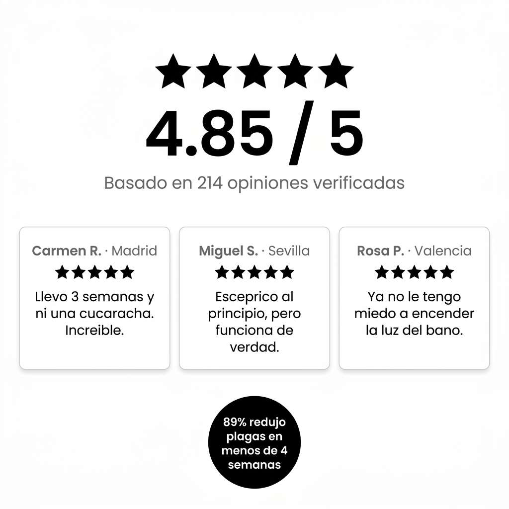 Pest Reject Pro® | Elimina Cucarachas, Ratones y Mosquitos 24/7 · Sin Fumigadores ni Venenos