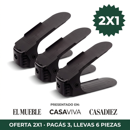 Zapatex Organizador de Zapatos - Oferta 2x1 presentado en revistas