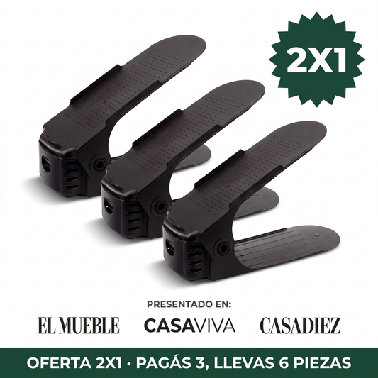 Zapatex Organizador de Zapatos - Oferta 2x1 presentado en revistas