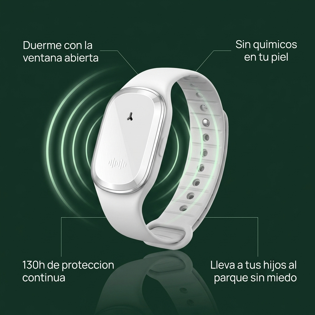 Pulsera BioShield Mosquito Reject Pro® | Elimina Mosquitos 24/7 · Sin Veneno