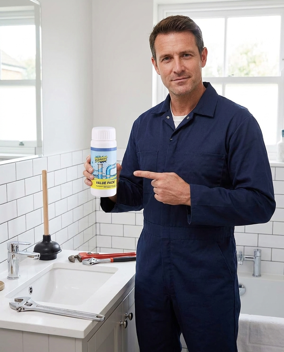 Fontanero recomendando el producto
