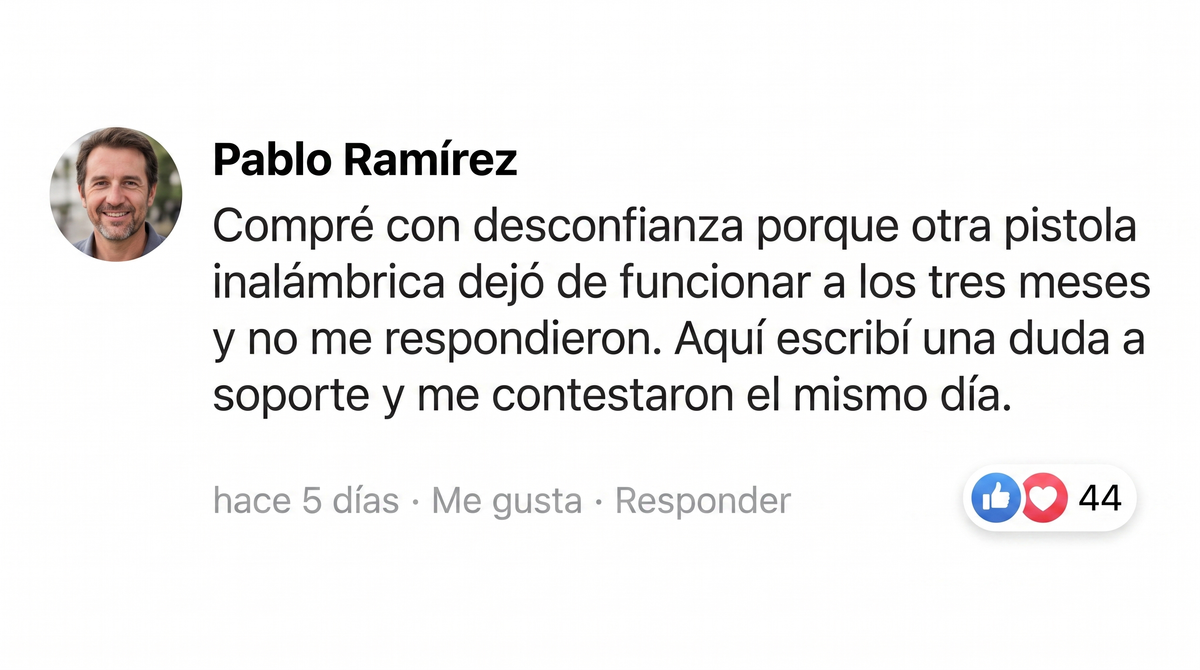 Comentario Pablo Ramirez PowerClean