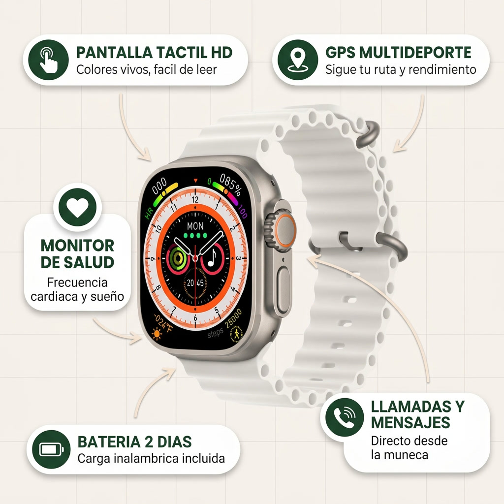 Funcionalidades del smartwatch